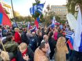 В Афинах прошла акция в поддержку России